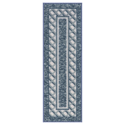 Tapis d'escalier intérieur antidérapant à bordure en caoutchouc pour marches en bois