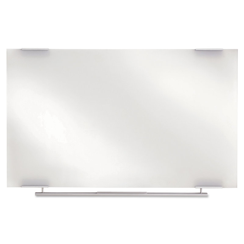 48" x 36" Frameless Ultra White Glass Dry Erase Board