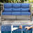 High Back Outdoor Furniture With 6-Inch Extra Thick Cushions, Patio Furniture Set With Fire Pit Table & Swivel Chairs, 6 PCS Wicker Conversation Set For Yard, Deck, Poolside-1270942110-1270942107