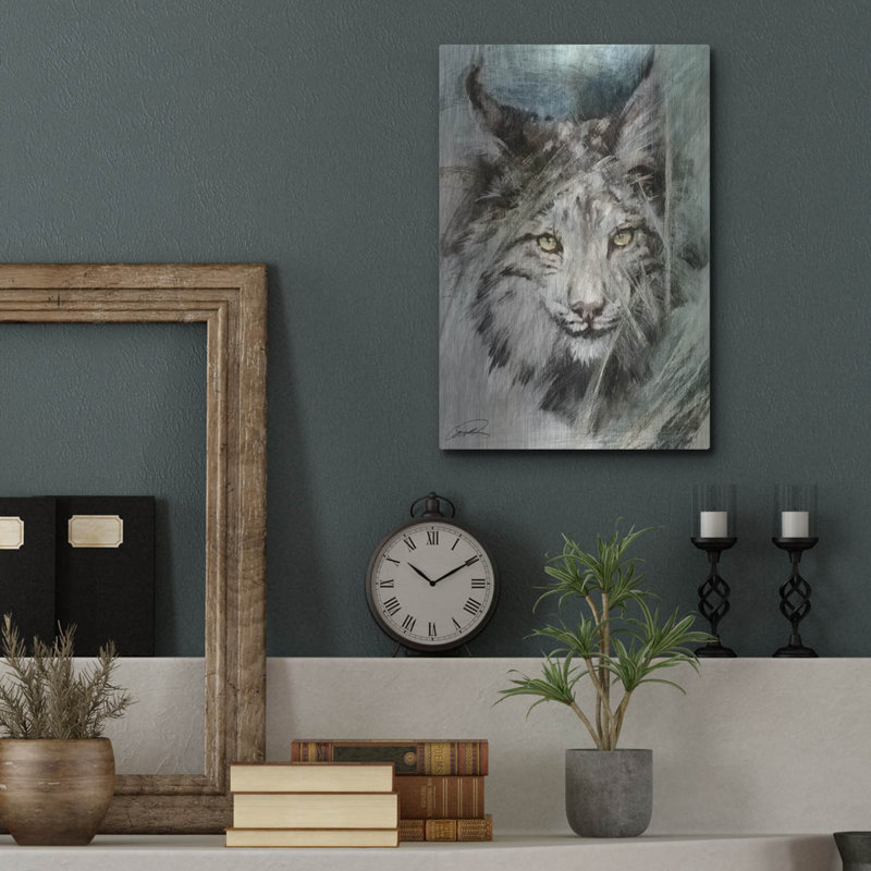 «Lynx Brushstroke» par Robert Campbell, H 16 po x l 12 po