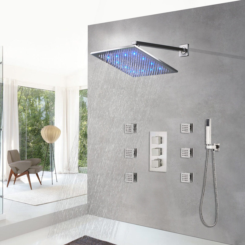 Thermostatic All-In-One Kit with Rough in-Valve