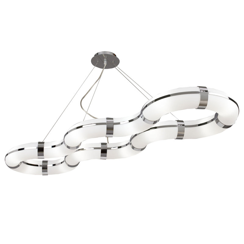 Tongouin 12 - Light Geometric Chandelier