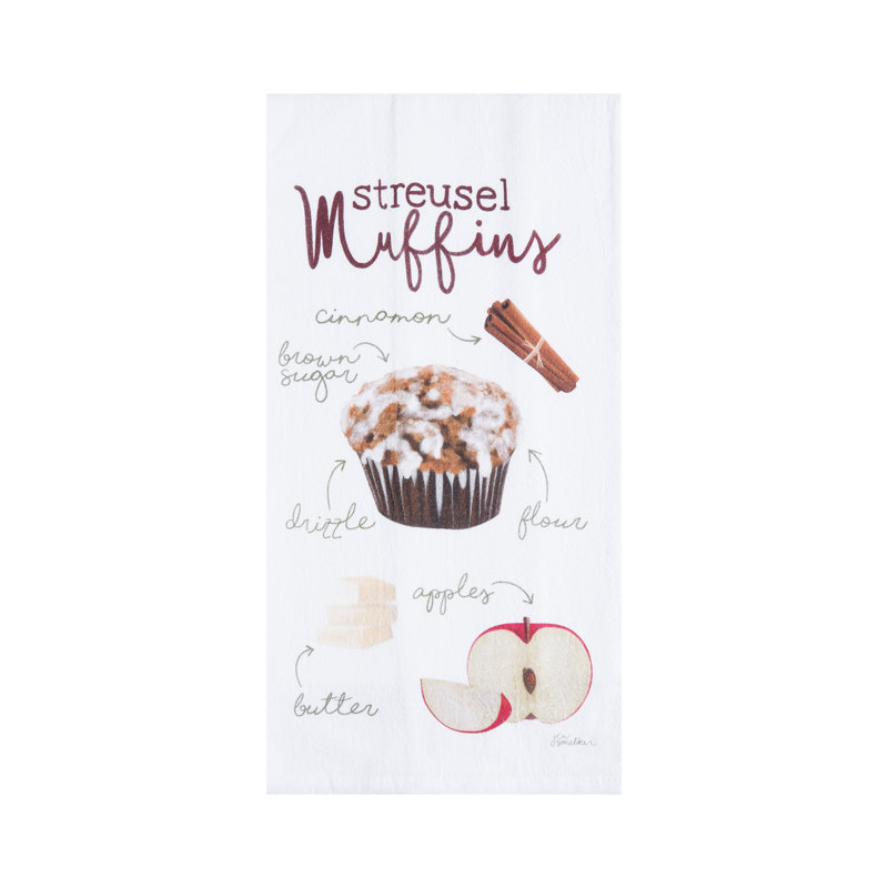 Ensemble de 3 serviettes Apple Cider Crisp & Streusel