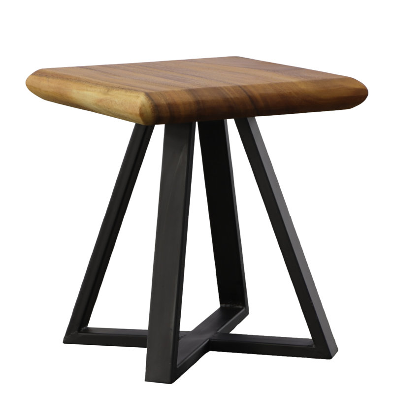 Table d'appoint Trapezium, base en métal