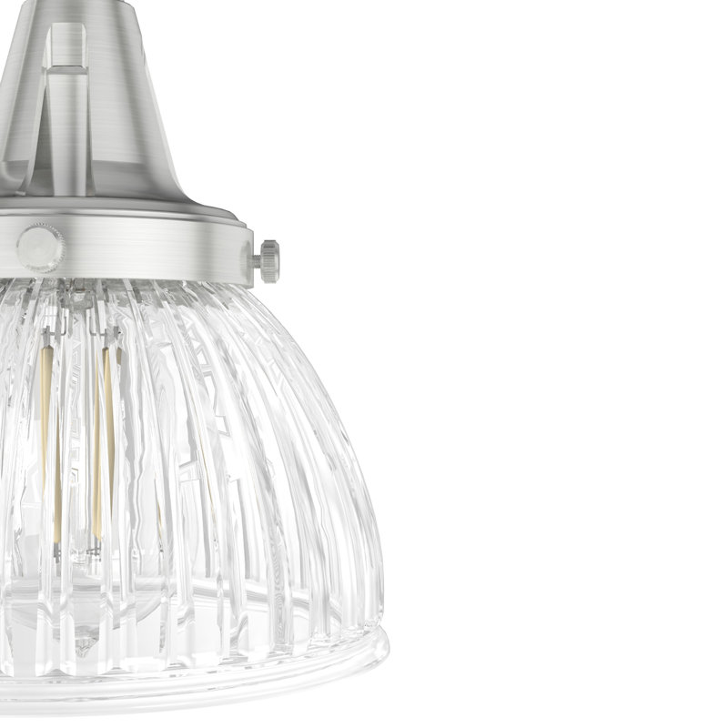 Hunter Cypress Grove Onyx Bengal 4 Light Chandelier Ceiling Light Fixture, Brushed Nickel