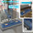 Large Flat Mop 360°Rotating Magic Self Wringing Mop with 6PCS Rags Upgrade Style
