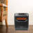 LifeSmart Portable 6 Element Infrared Space Heater with Remote Control, Timer in Black