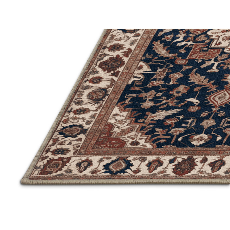 Tapis brun lavable à la machine, Rectangulaire 8 pi x 12 pi