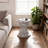 Cement Outdoor End Tables Side Table