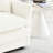 Modern Living Room Sectional, 3 Piece Extra Deep Seat, White Chenille With Materials & Breathable Upholstery 3 Sectional - Seat In Fabric
