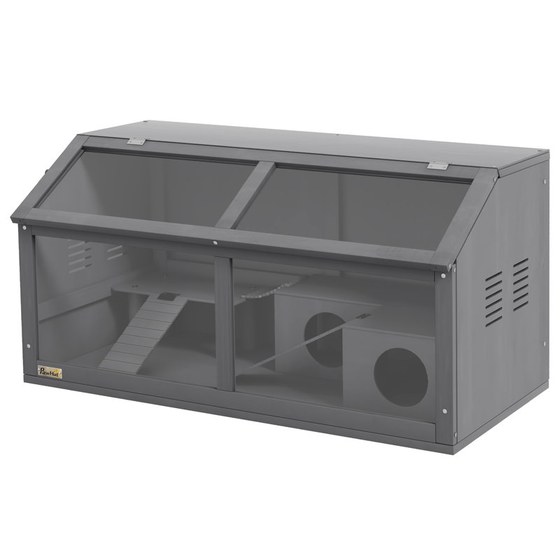 Cage à hamster en bois, maisonnette pour gerbilles et souris