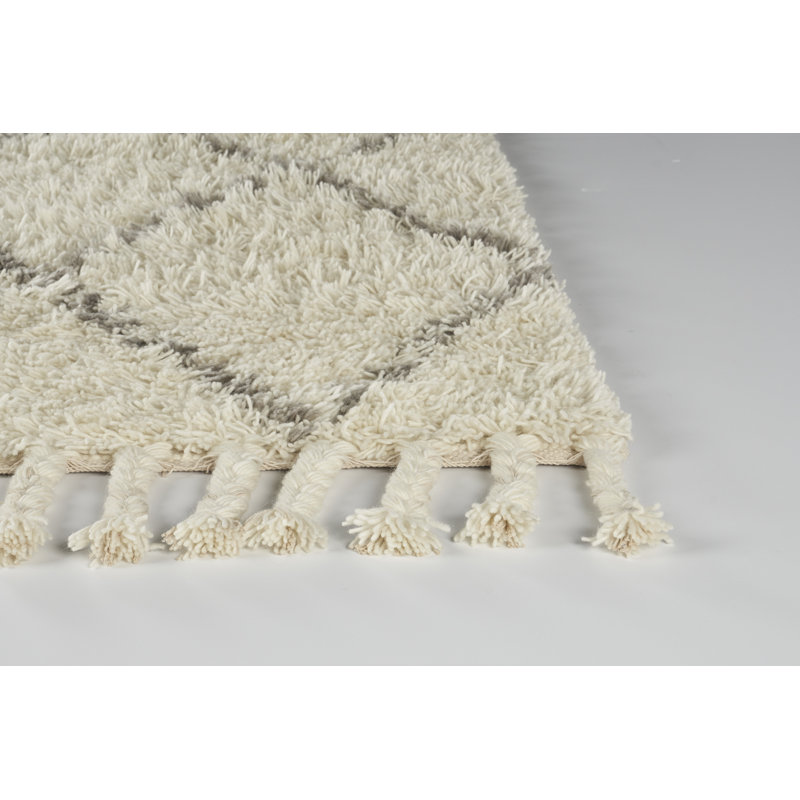 Calsbeck Wool Geometric Indoor Rug, Rectangle 5' x 8'