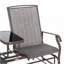 Banc oscillant avec table centrale Outsunny