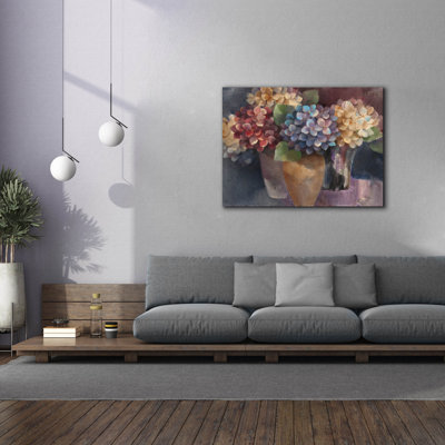 Epic Graffiti 'Perfectly Purple'  by Albena Hristova Canvas Wall Art, 54" x 40"