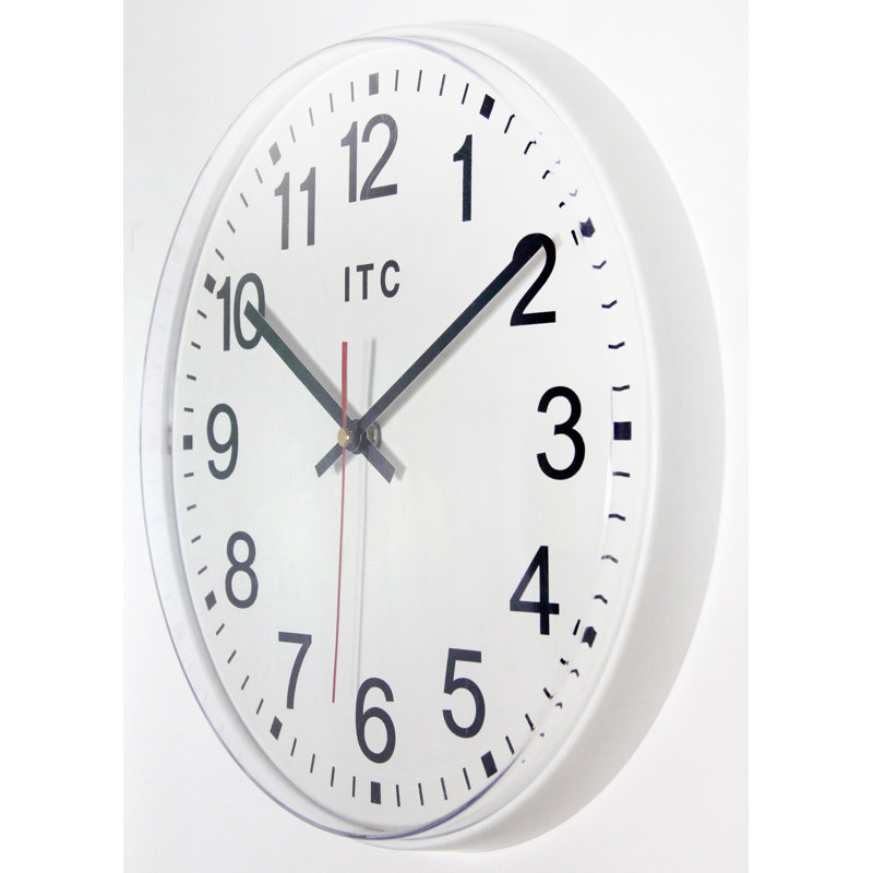 Horloge murale Busina ITC, blanc