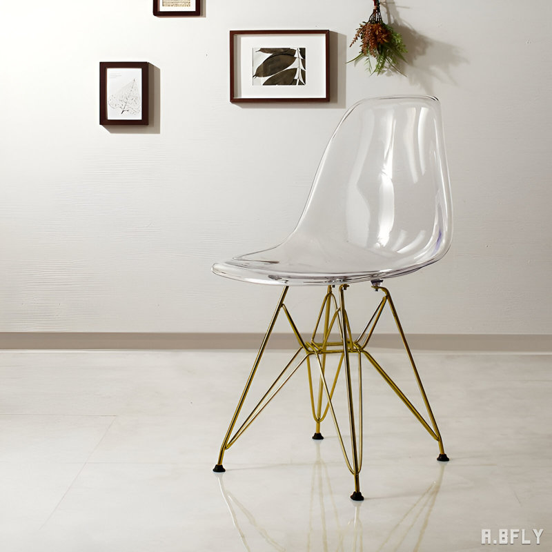 18'' H Side Chair, Gold