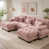 Pink+3Seat+2Ottman