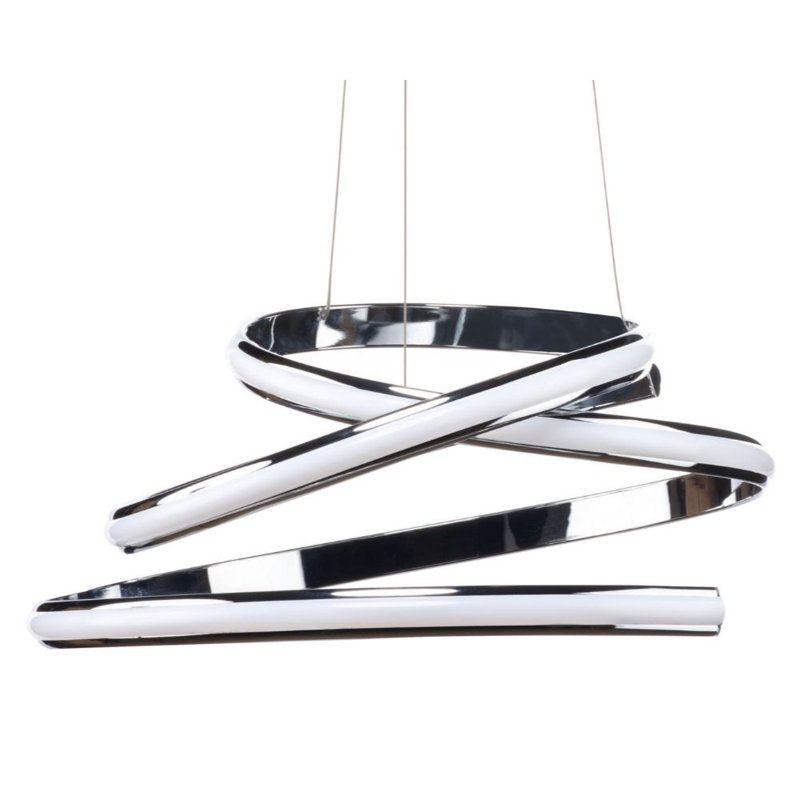 Prattsville Dimmable Integrated LED Chandelier, Chrome