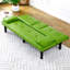 Canapé-lit convertible en cuir PVC-750419762