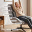 Upholstered Chenille Swivel Armchair-244346448