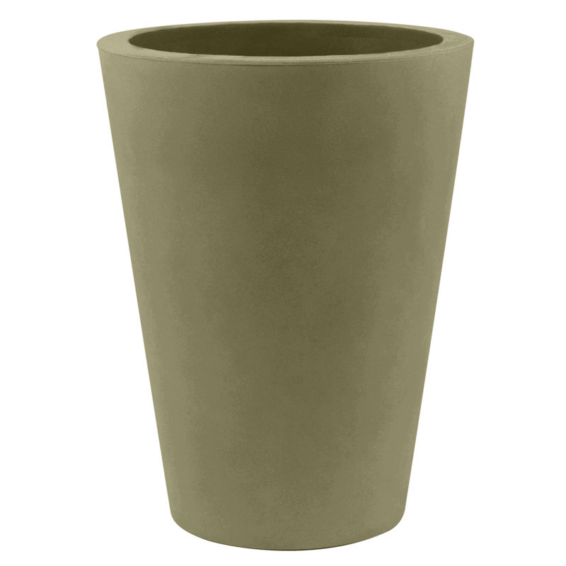 Nano Resin Pot Planter, 11" H x 5.5" W x 5.5" D, Steel