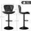 Higginsport Swivel Upholstered Adjustable Height Counter Stool with Metal Frame-1585984010
