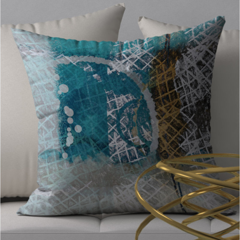 Housse de coussin carrée/insert, 24 po x 24 po
