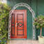 Arche de jardin en métal avec 8 styles, assemblage facile, treillis gothique pour plantes grimpantes-114493280