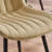 Heitger Leather Upholstered Side Chairs Modern Dining Chairs with Metal Legs, Dining Room Chair-1869799287