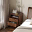 42cm W Solid Wood Bedside Table-604638285