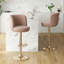 Tabouret de comptoir rembourré à hauteur ajustable-1824936683