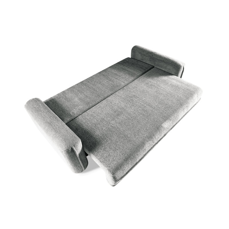 Taylir 3 Seater Chenille Sofa Bed, Grey