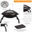 Bulle Round Iron Wood Burning Fire Pit