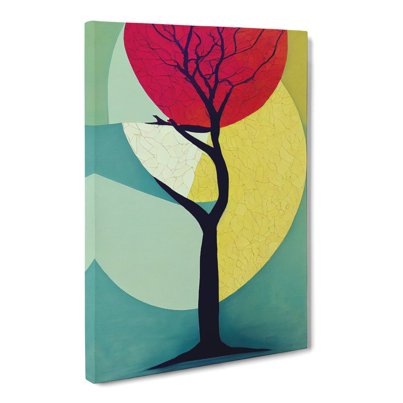Abstract Apple Tree - Wrapped Canvas, 76cm H x 50cm W x 3cm D