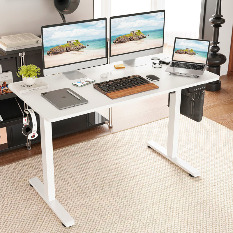 Bureau de travail électrique à hauteur réglable