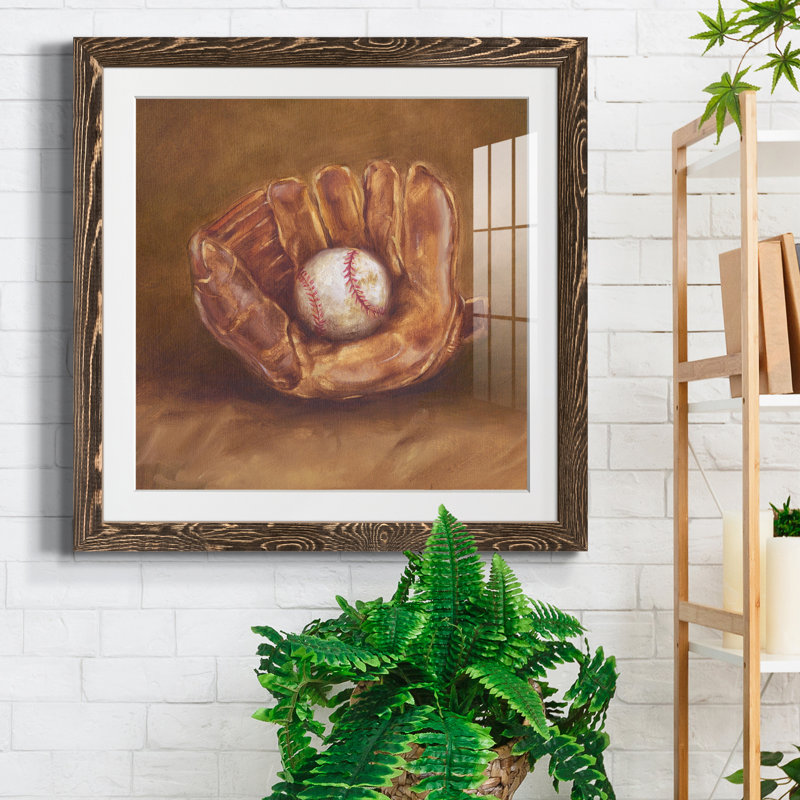 «Rustic Sports III», reproduction encadrée de qualité supérieure - prête à être accrochée, H 22,5 po x l 22,5 po x P 1,5 po