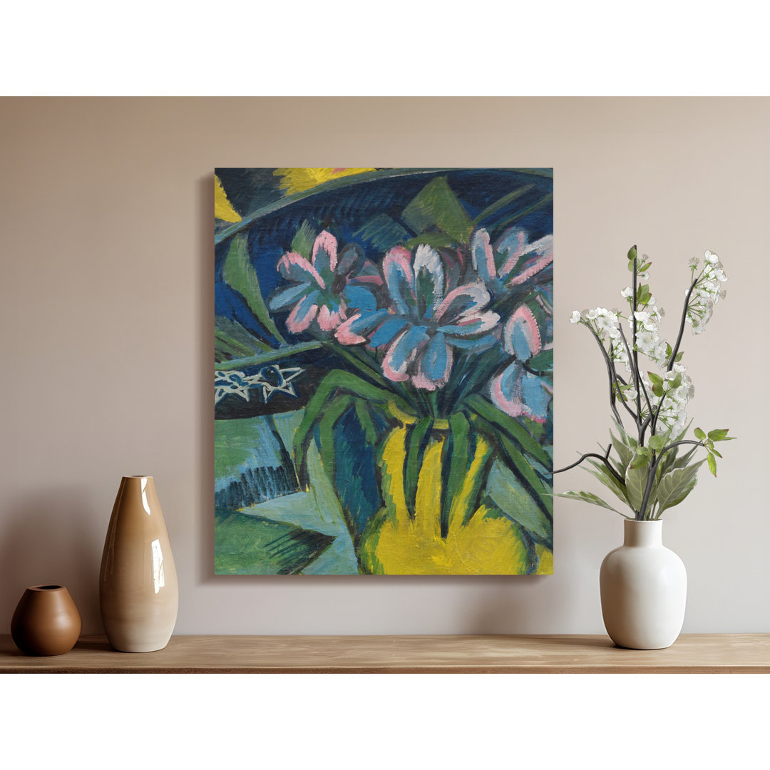 Abstract Floral Canvas Wall Art, Gallery Wrapped, Ready to Hang, Archival Quality, Flower Bouquet Painting, Modern Home Decor, Statement