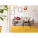 Annine Solid Colour Machine Woven Polypropylene Area Rug in Yellow
