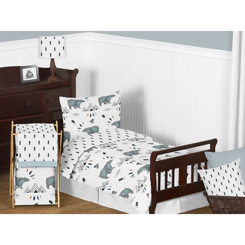 Sweet Jojo Designs Bear Mountain 5 Piece Toddler Bedding Set & Reviews ...