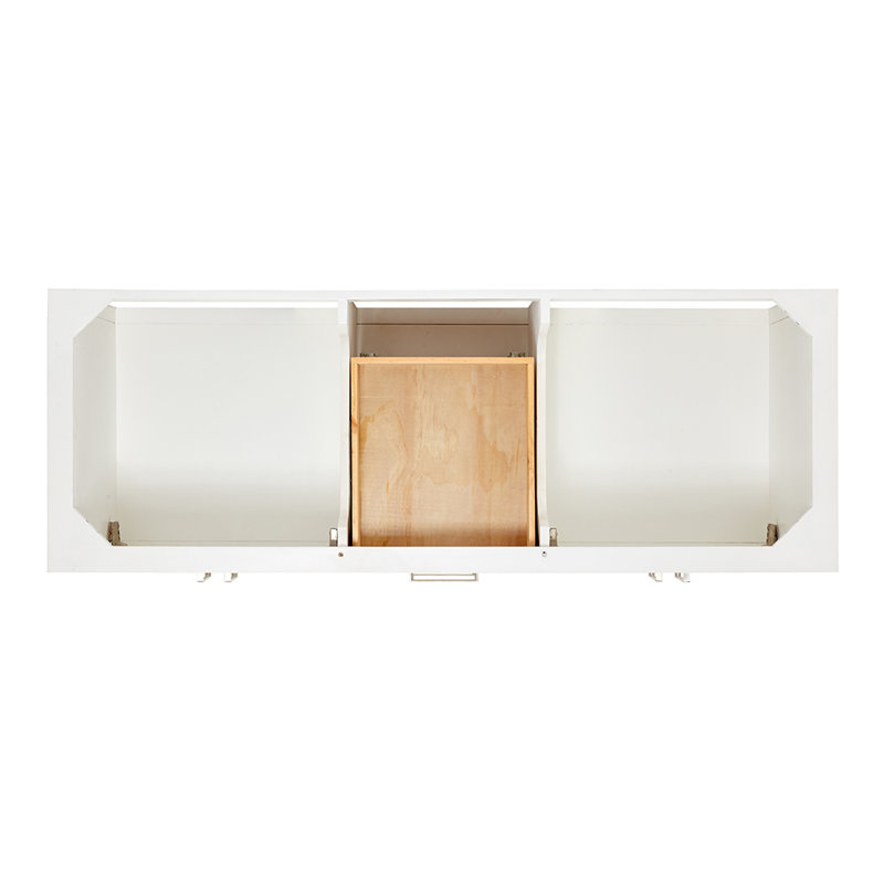 Magnolia Bath Vanity Oval Basin, White Quartz, Oval , White
