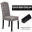 52 cm H Upholstered Linen Dining Chair