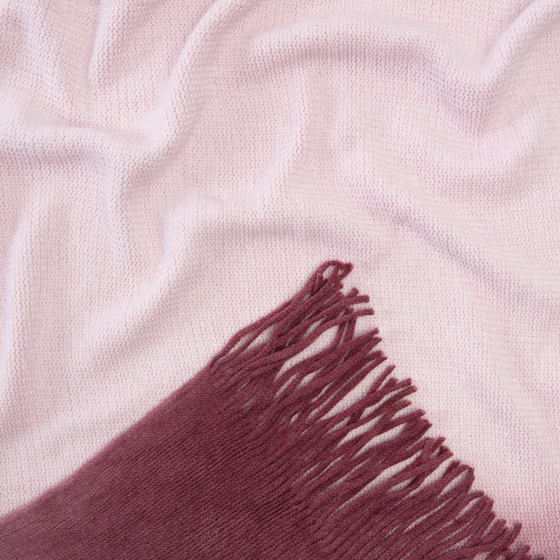 Gradual Gradient Super Soft Throw, Wild Ginger