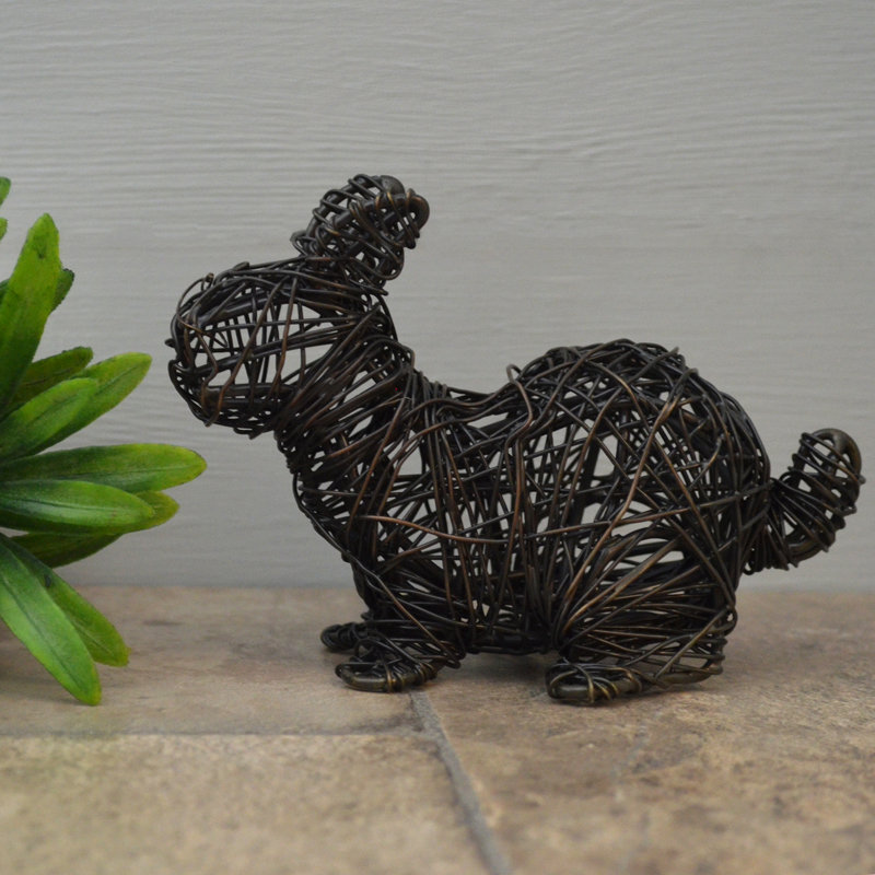 Ludie Animals Weather Resistant Metal Garden Statue