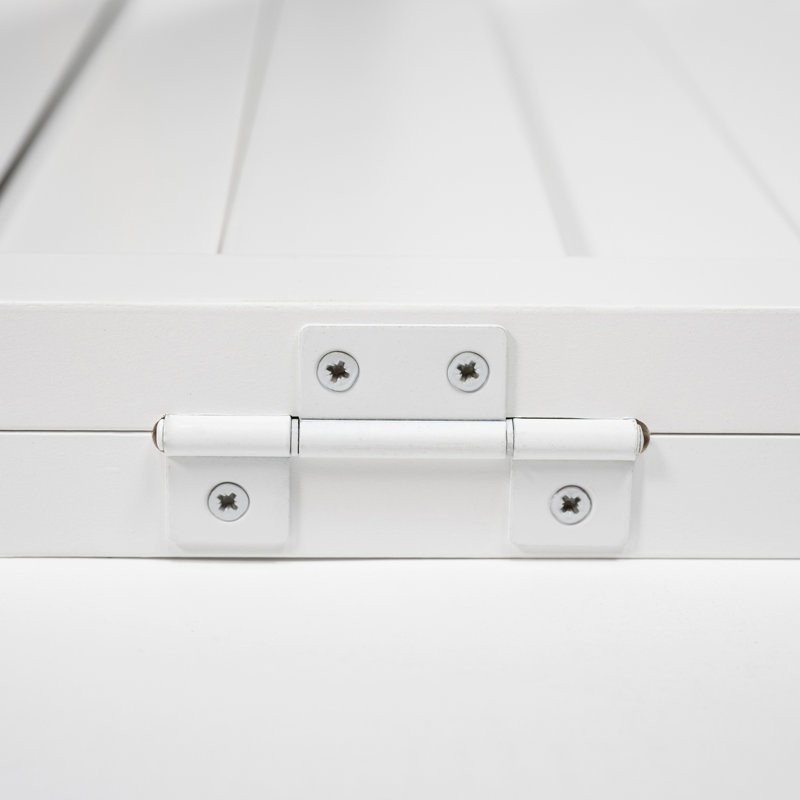 Porte de placard pliante à deux battants avec panneau à persiennes blanc , 30 po x 80 po