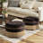 Yolanda 24" Round Upholstered Accent Ottoman-315098758