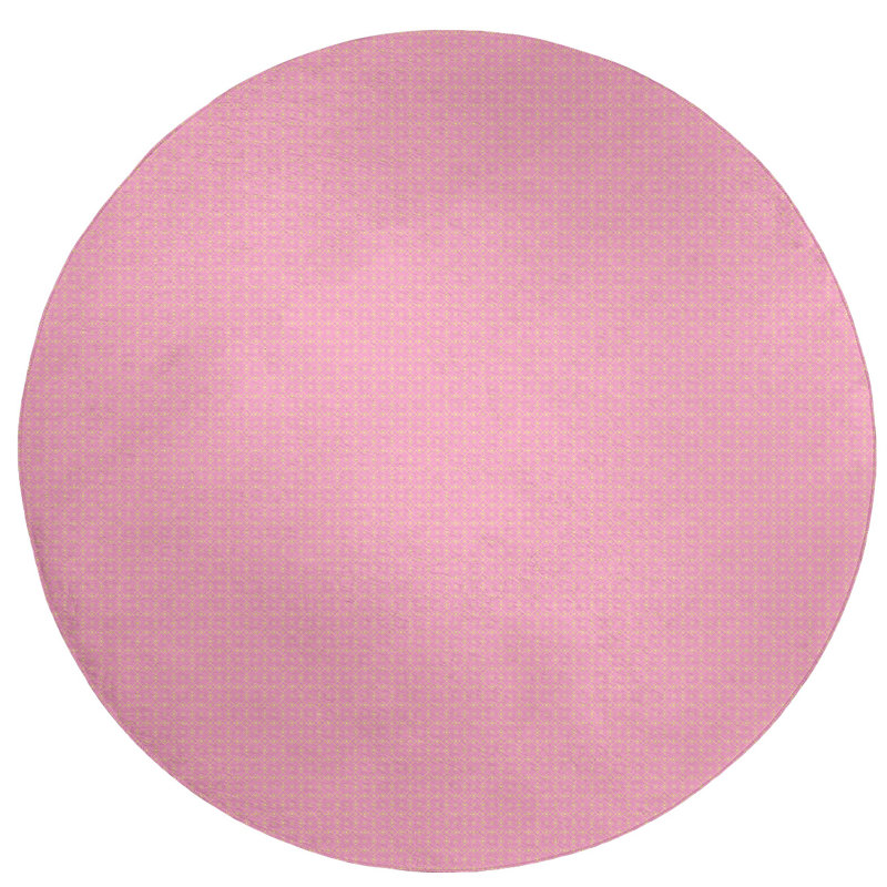 Chenille Indoor Rug, Round 5'