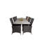 Faiyaz 10 - Person Patio Dining Set with Extendable Rectangular Table , Cushions Included-1138083534