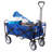 Folding Utility Cart with Telescoping Handle Heavy-Duty Collapsible Wagon with Wheels