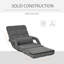 Canapé-lit convertible, fauteuil inclinable rembourré avec coussin