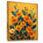 Toile avec cadre flottant or
